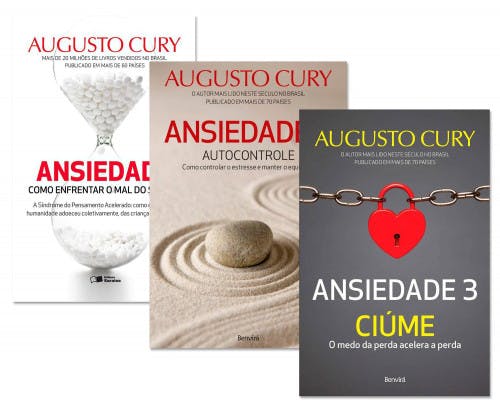 Livro ''Ansiedade 3 - Ciúme: O medo da perda acelera a perda'' do autor Augusto Cury